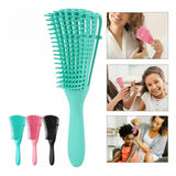 Detangler Octopus Brush for Curled Hair-Assorted-Unscrambled with Ease and Highlight the Beauty of Your Curls